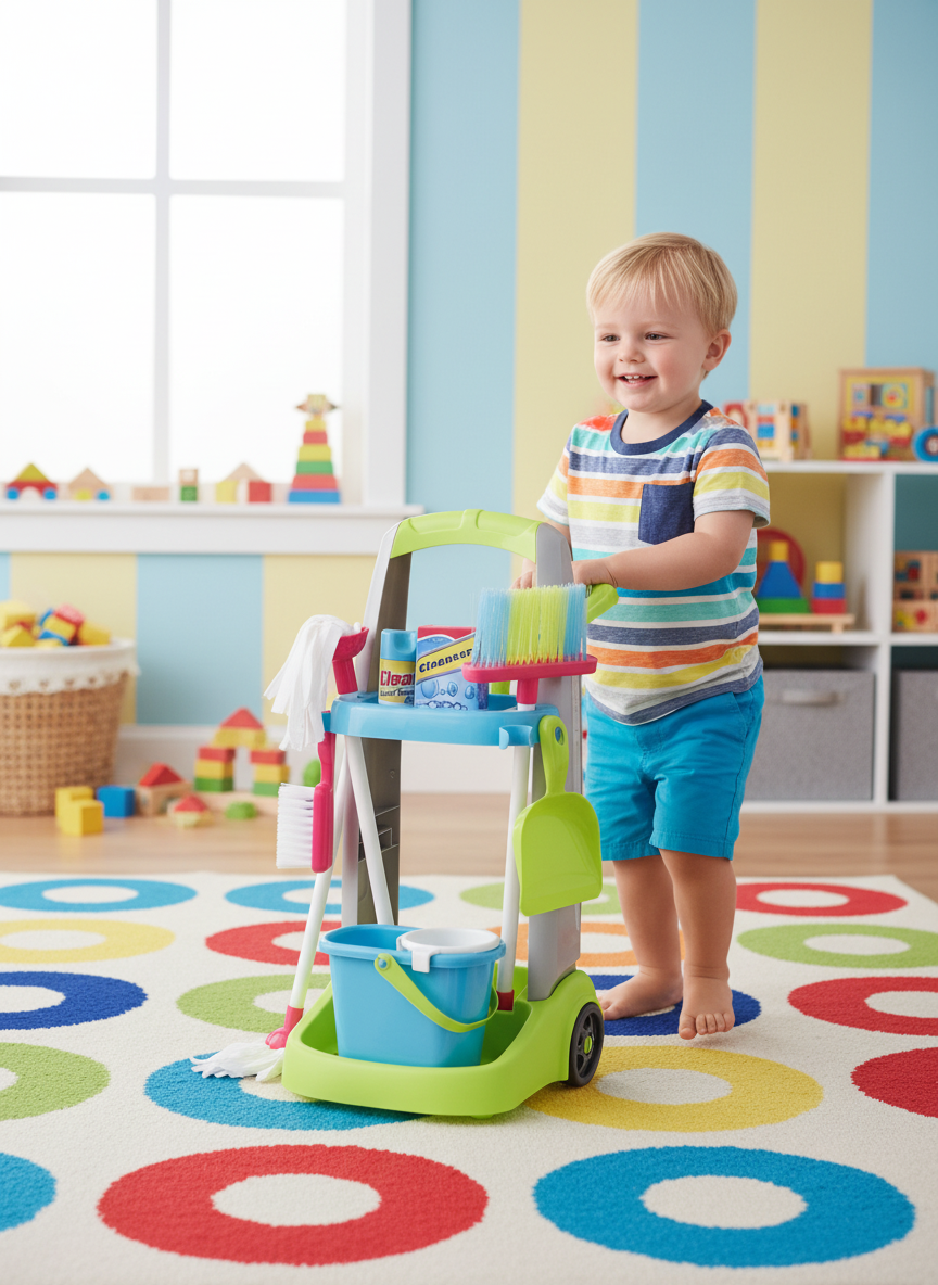 Sweep & Mop Cleaning Trolley