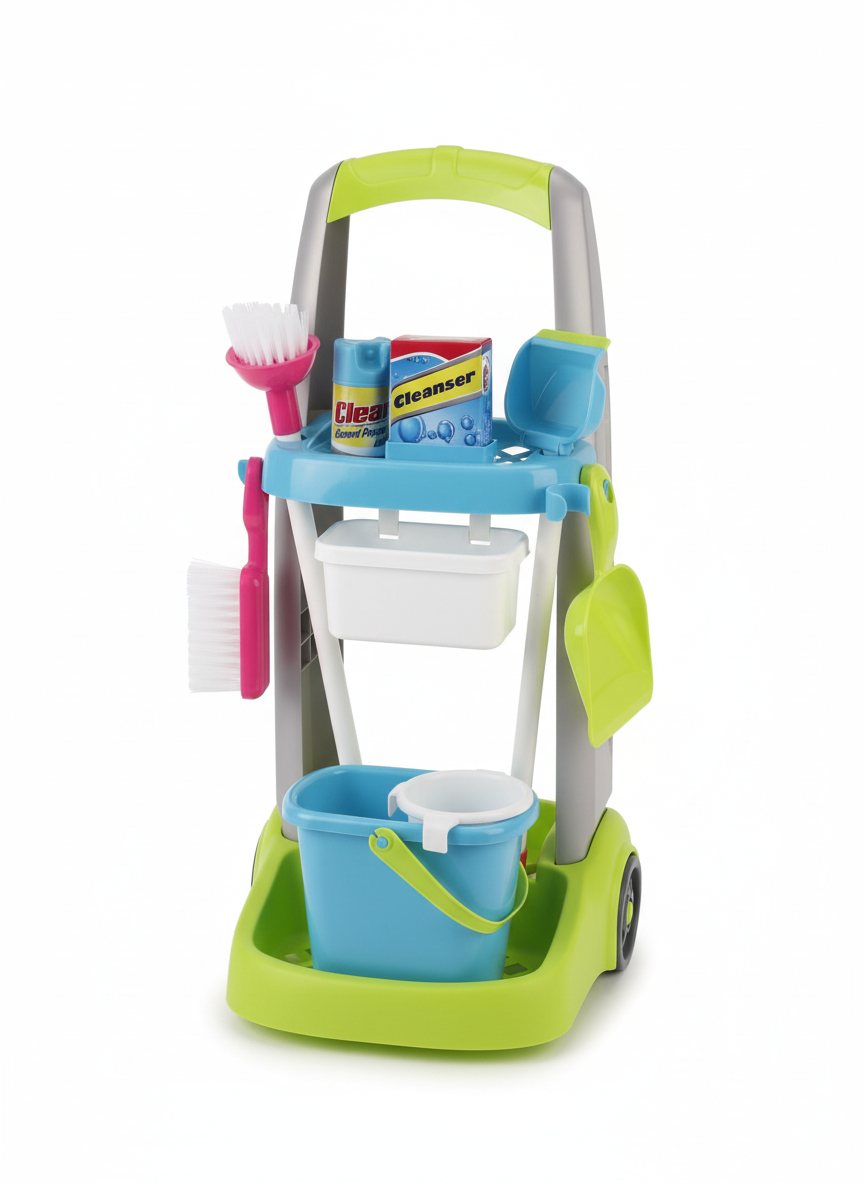 Sweep & Mop Cleaning Trolley