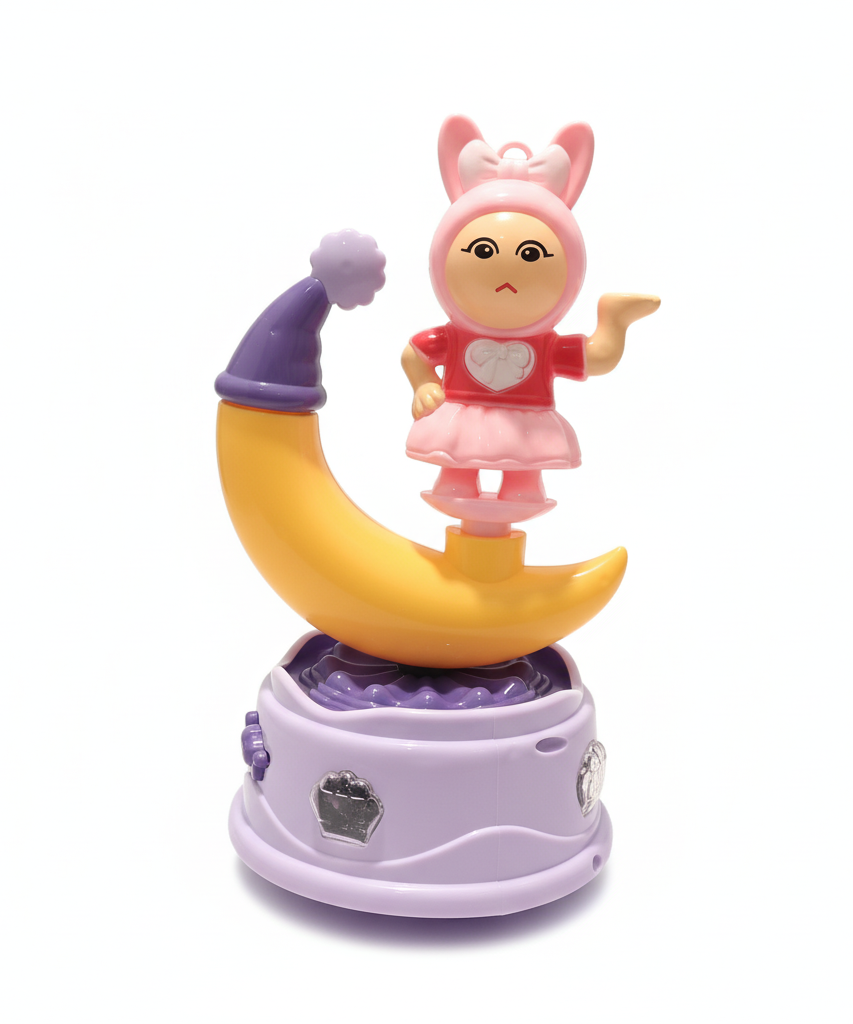 Sweet Bunny on Crescent Moon Musical Toy