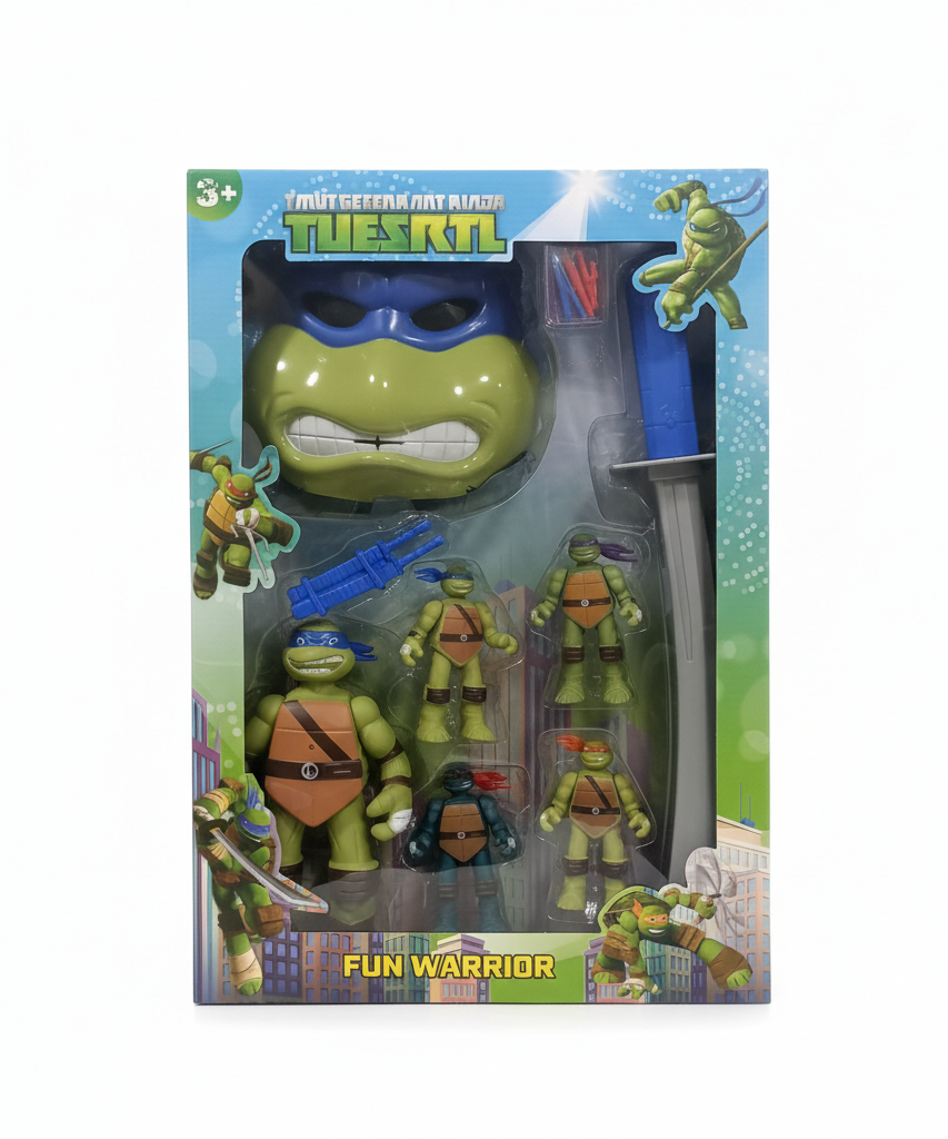 TMUTGEEENA ANT AINJA TUESRTL Fun Warrior