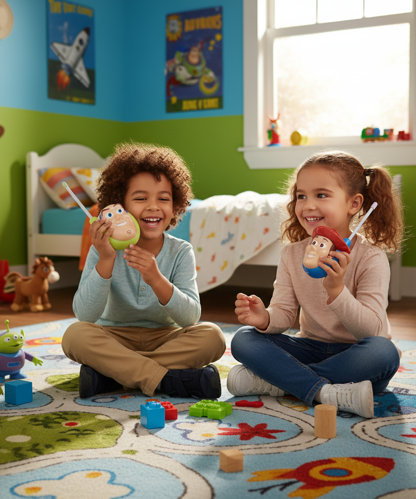 TOY BASE CAMP 4 Hardcover Version Walkie Talkie (Woody & Buzz Lightyear)