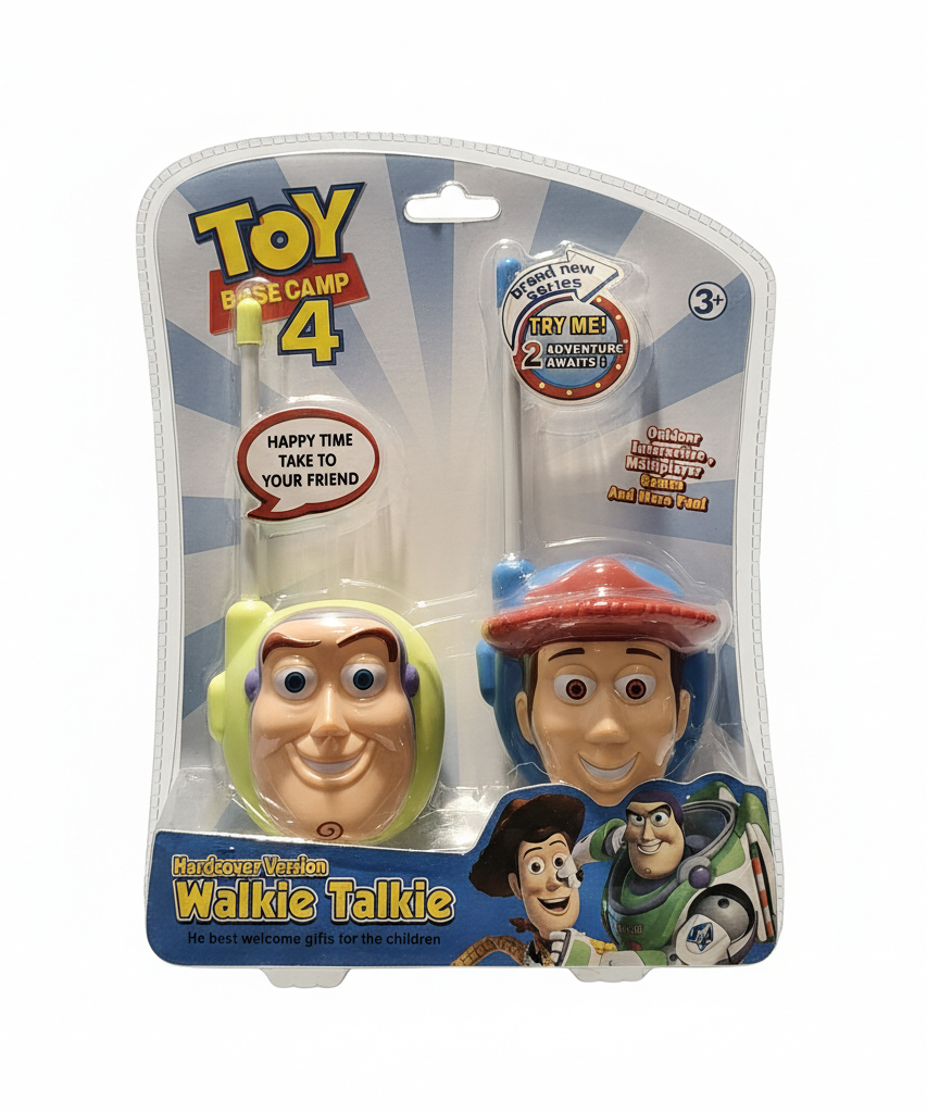 TOY BASE CAMP 4 Hardcover Version Walkie Talkie (Woody & Buzz Lightyear)