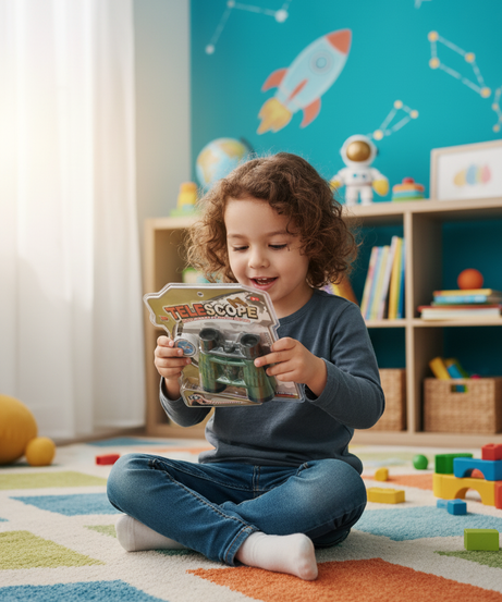 Telescope Guide Children to Explore Science