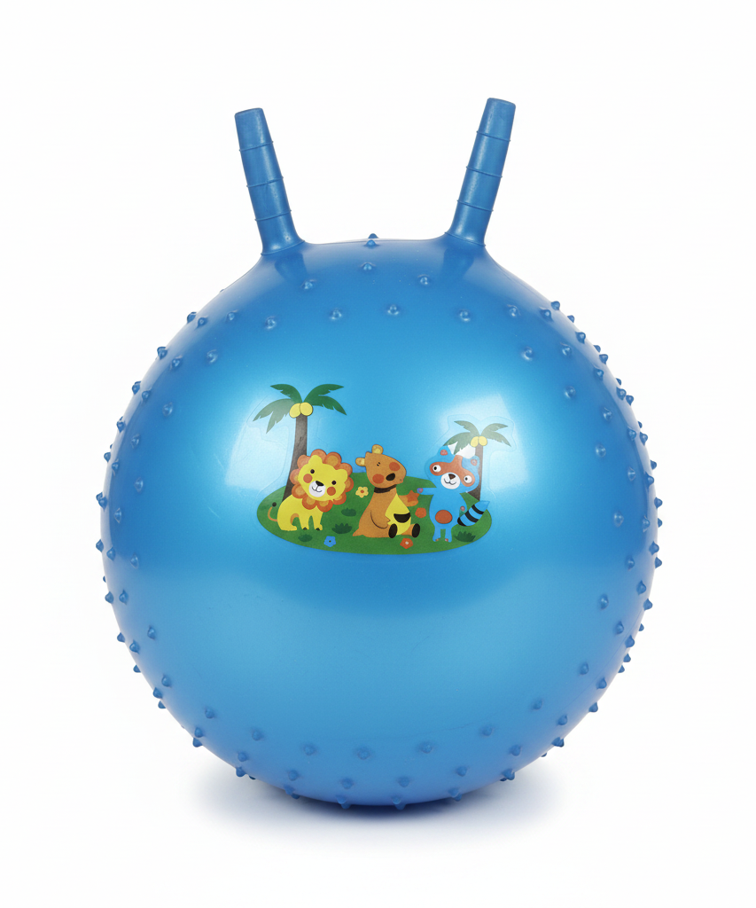 Textured Animal Hopper Ball with Handles ( 45 cm )