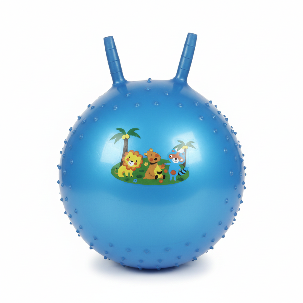 Textured Animal Hopper Ball with Handles ( 45 cm )