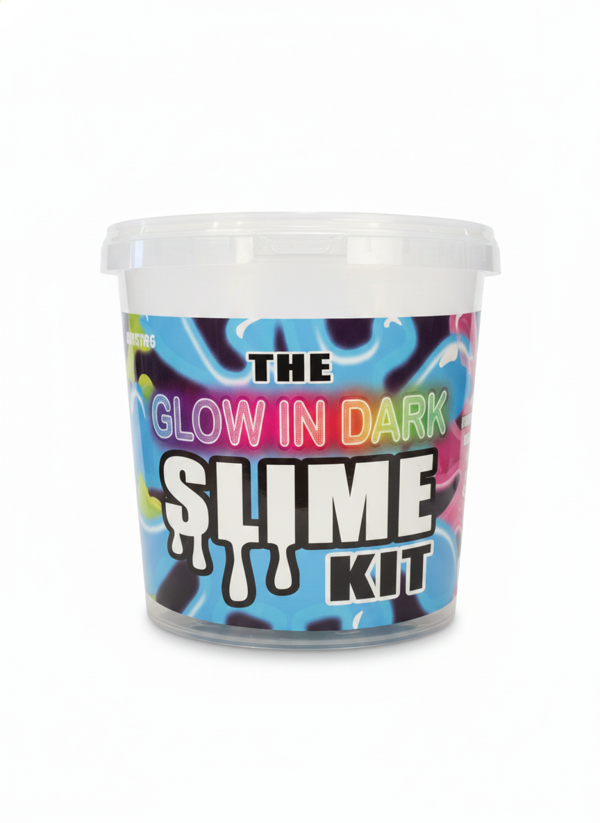 The Glow In Dark Slime Kit
