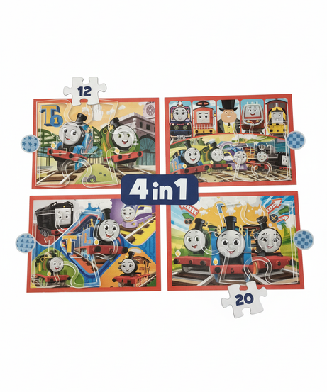 Thomas & Friends 4 in 1 Trefl Puzzle