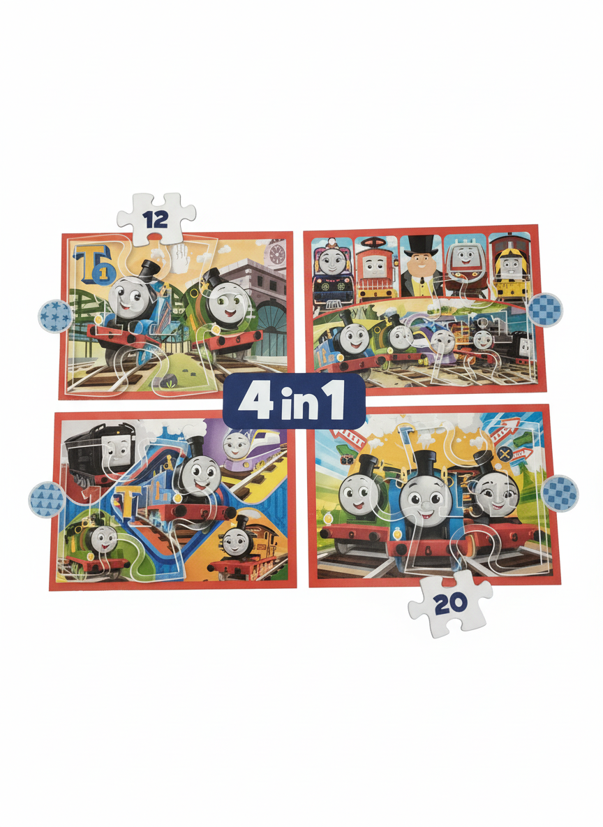 Thomas & Friends 4 in 1 Trefl Puzzle