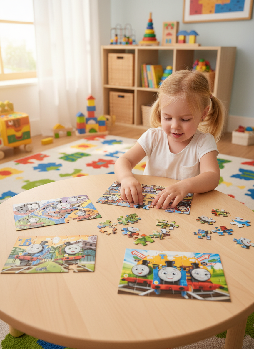 Thomas & Friends 4 in 1 Trefl Puzzle