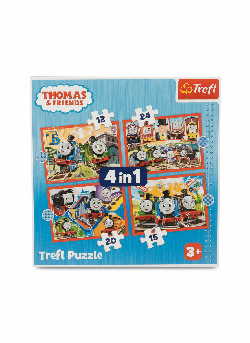 Thomas & Friends 4 in 1 Trefl Puzzle
