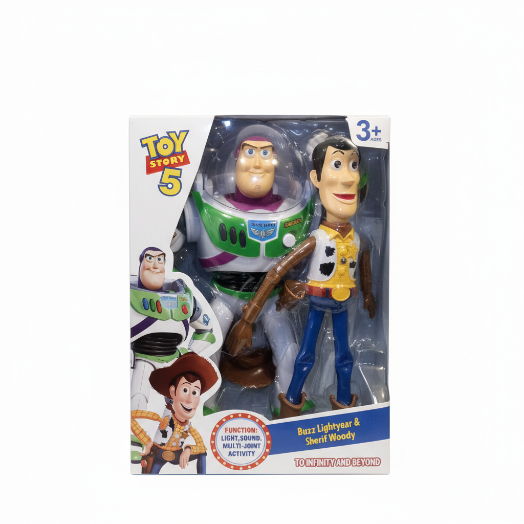 Toy Story 5 Buzz Lightyear & Sherif Woody