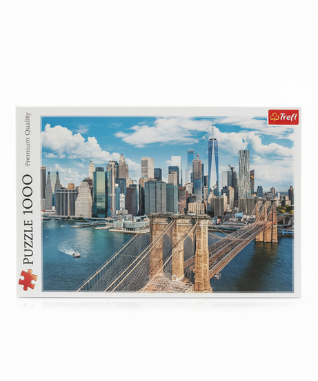 Trefl 1000 Piece Premium Quality New York City Skyline & Brooklyn Bridge Jigsaw Puzzle