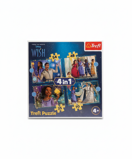 Trefl Disney Wish 4-in-1 Puzzle
