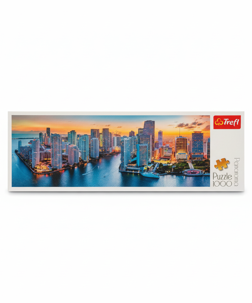 Trefl Panorama Puzzle 1000: Cityscape Sunset