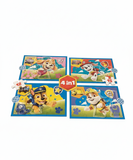 Trefl Paw Patrol 4-in-1 Puzzle Set