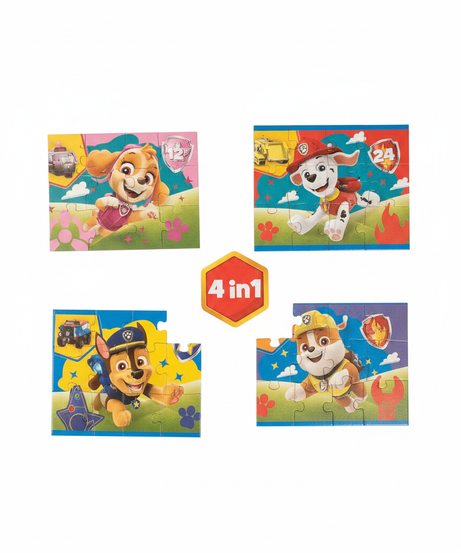 Trefl Paw Patrol 4-in-1 Puzzle Set