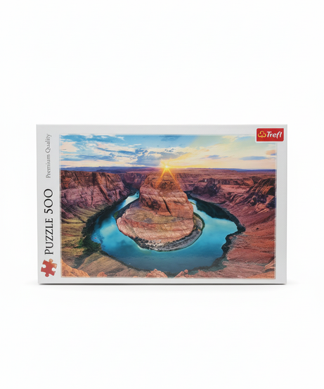 Trefl Premium Quality 500 Piece Jigsaw Puzzle: Horseshoe Bend Sunset