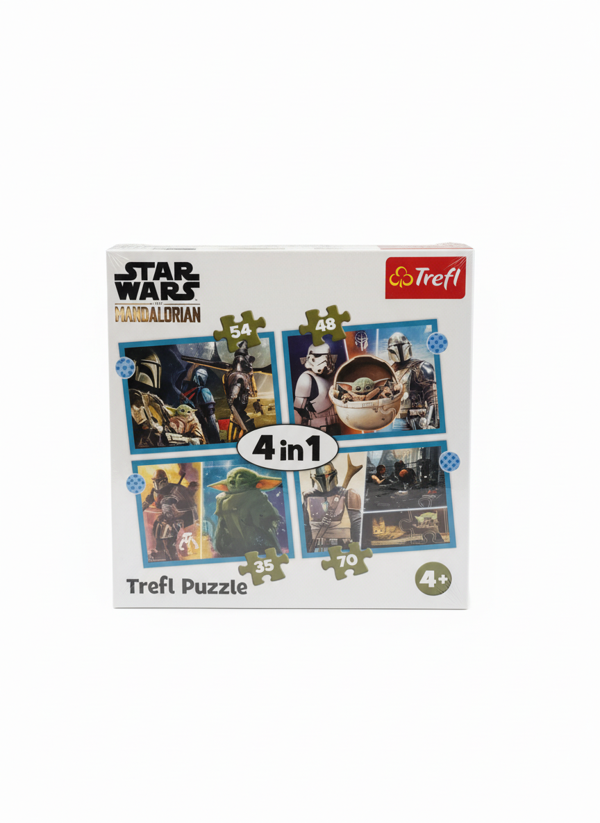 Trefl Star Wars The Mandalorian 4-in-1 Puzzle Set