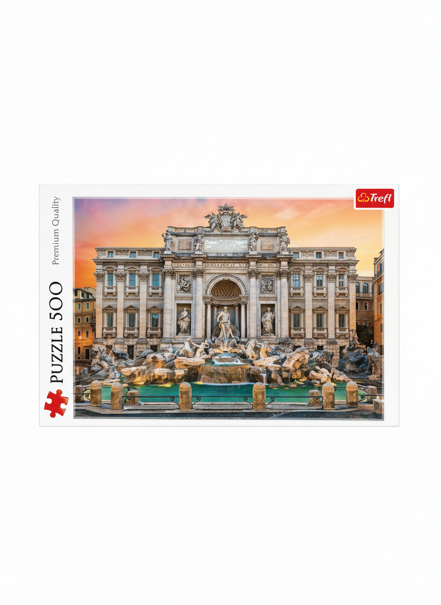 Trefl Trevi Fountain 500 Piece Jigsaw Puzzle