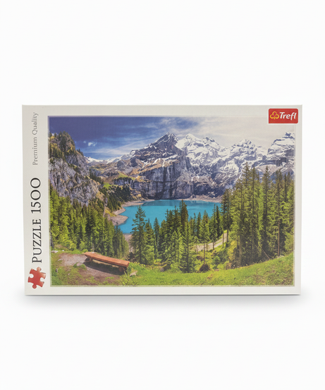 Trefl 1500 Piece Premium Quality Jigsaw Puzzle - Mountain Lake Scenery