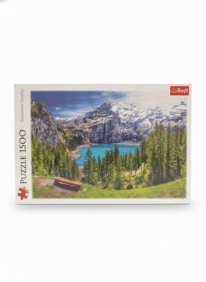 Trefl 1500 Piece Premium Quality Jigsaw Puzzle - Mountain Lake Scenery