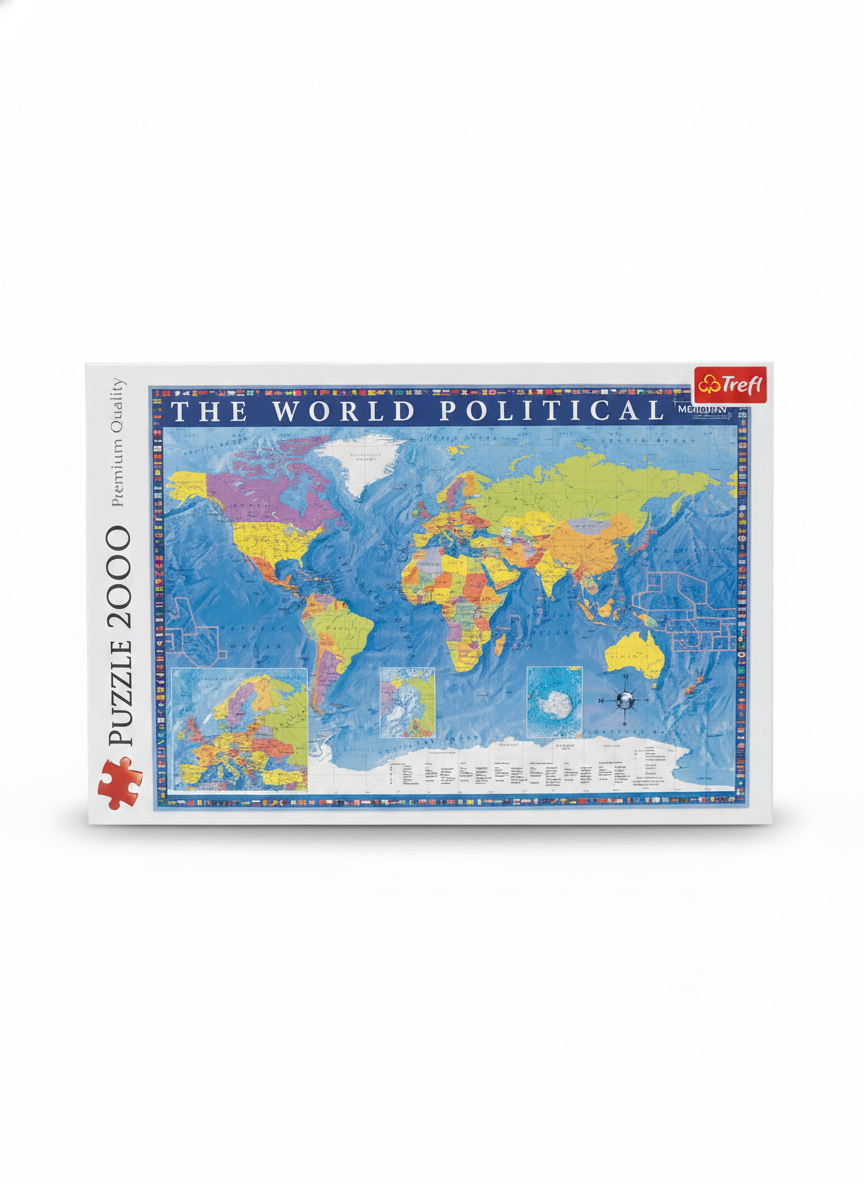 Trefl Meridian THE WORLD POLITICAL Puzzle 2000