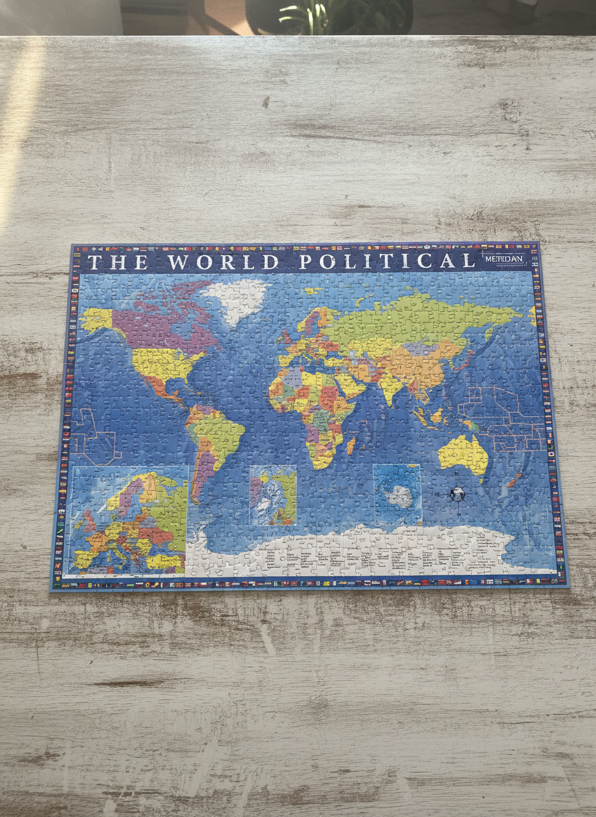 Trefl Meridian THE WORLD POLITICAL Puzzle 2000