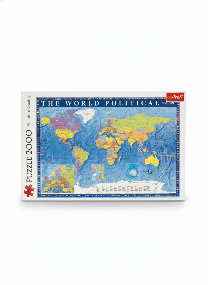Trefl Meridian THE WORLD POLITICAL Puzzle 2000