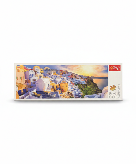 Trefl Panorama Puzzle - Santorini Sunset 1000 Pieces