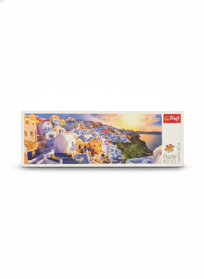 Trefl Panorama Puzzle - Santorini Sunset 1000 Pieces