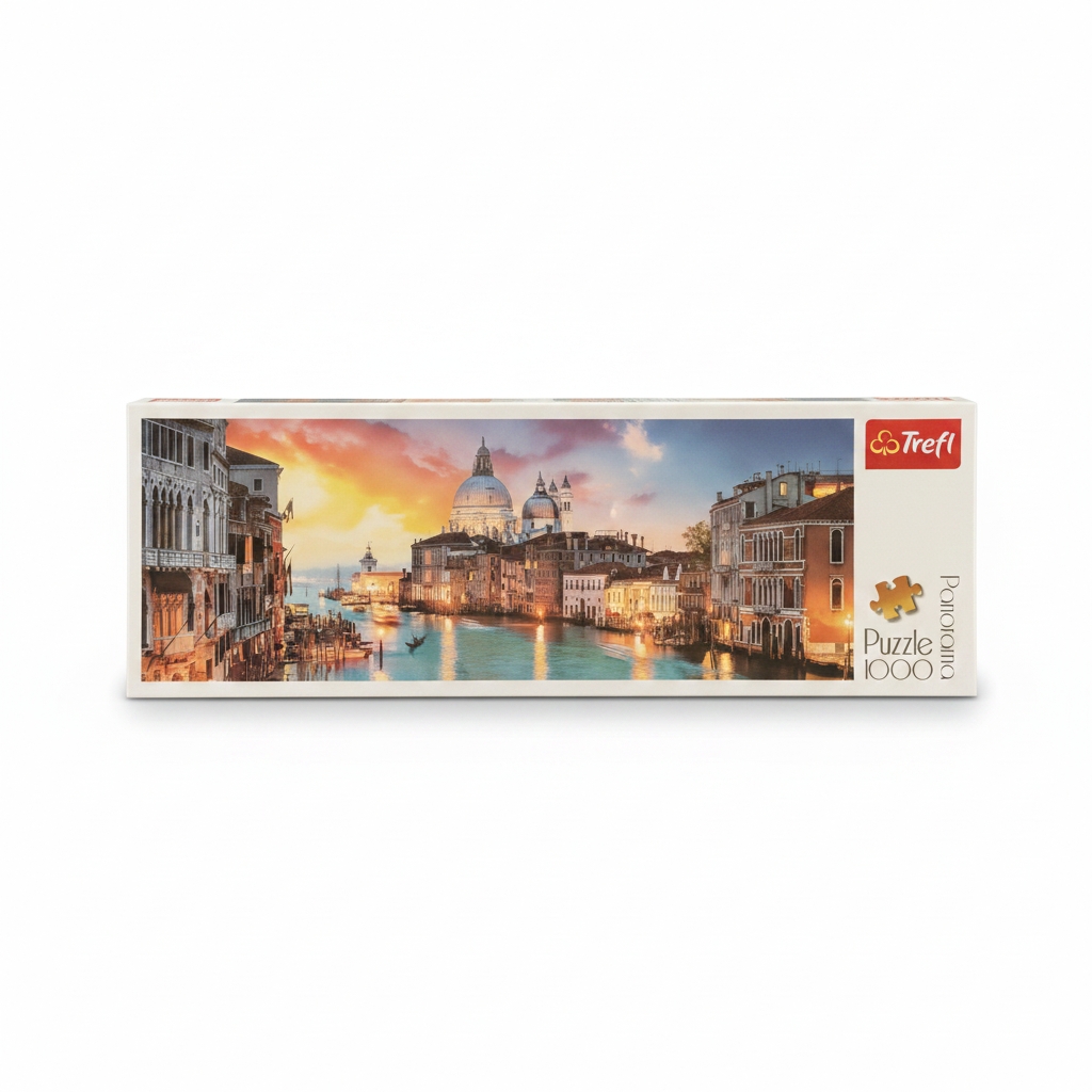 Trefl Panorama Puzzle - Venice at Dusk, 1000 Pieces