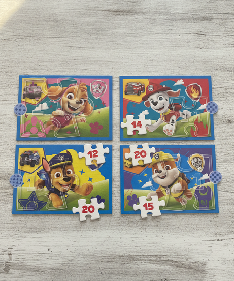 Trefl Paw Patrol 4-in-1 Jigsaw Puzzle Set