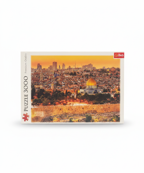 Trefl Premium Quality Puzzle 3000: Jerusalem Cityscape Sunset