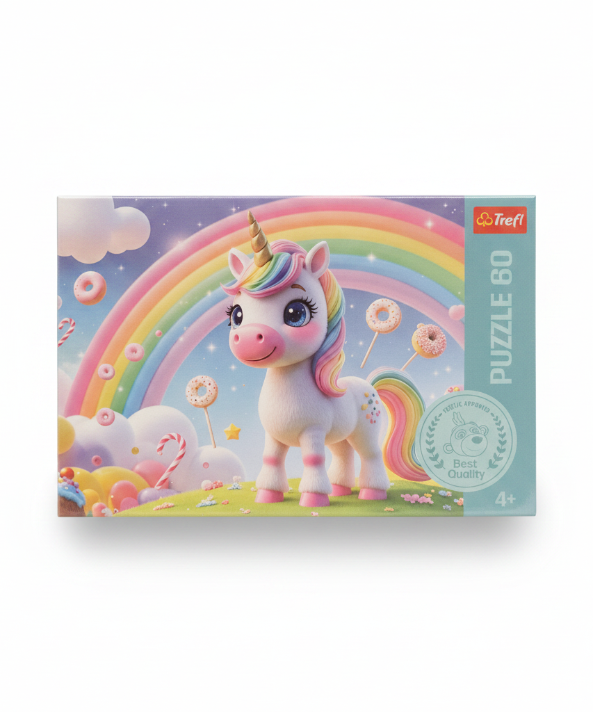 Trefl Unicorn Rainbow Puzzle 60