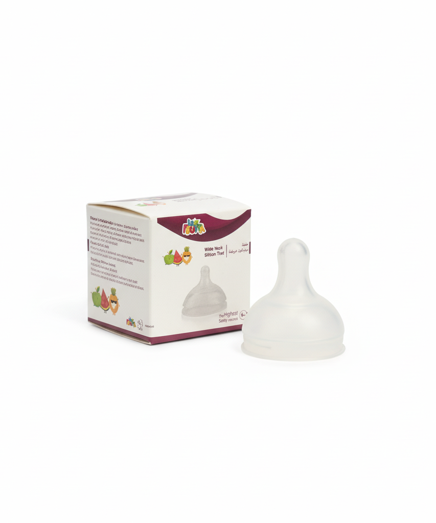 Tutta Frutta Wide Neck Silicone Teat (6+ Months)