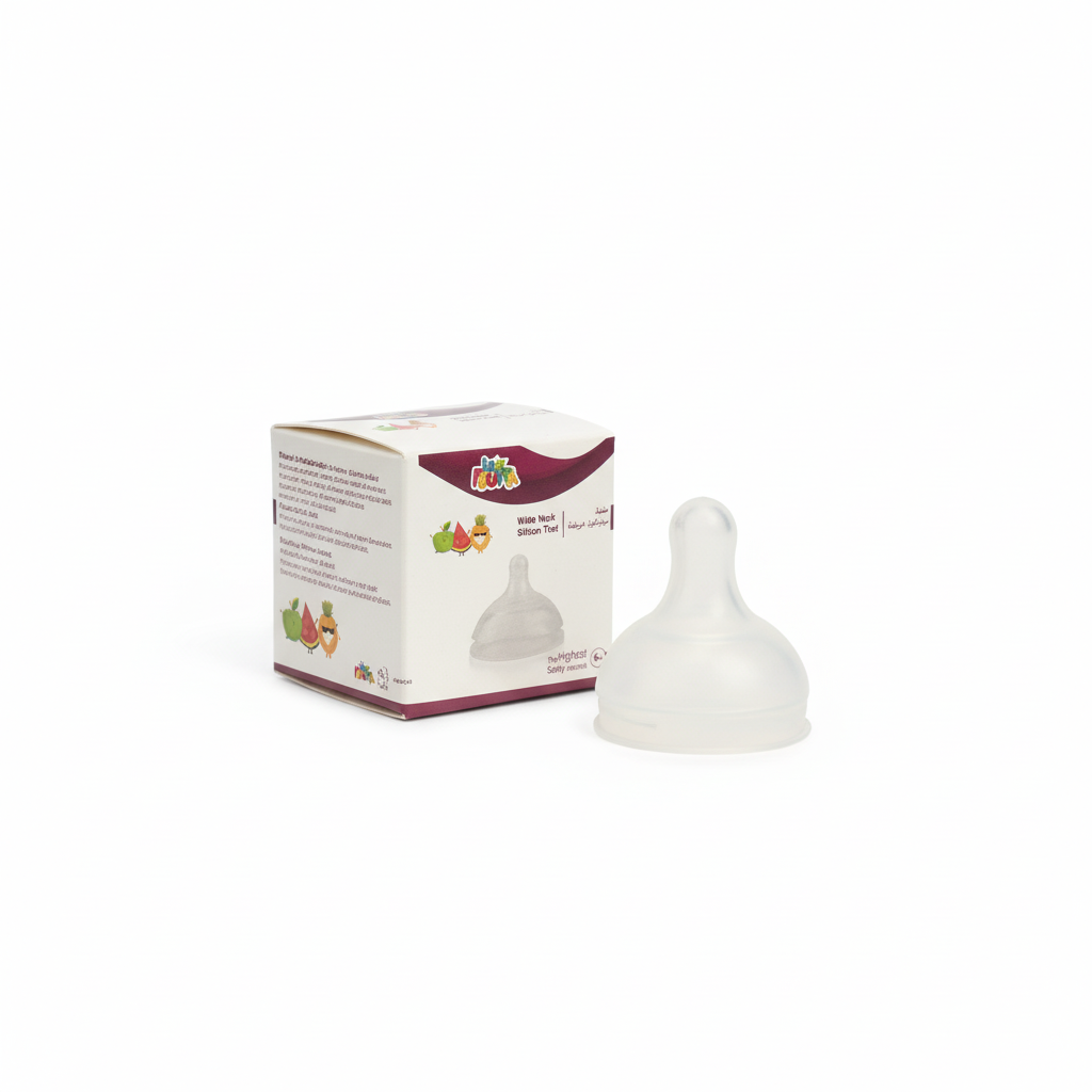 Tutta Frutta Wide Neck Silicone Teat (6+ Months)