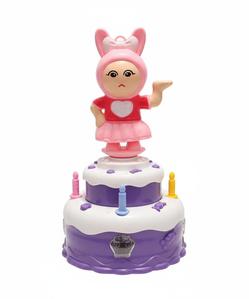 Twirling Bunny Birthday Cake Toy