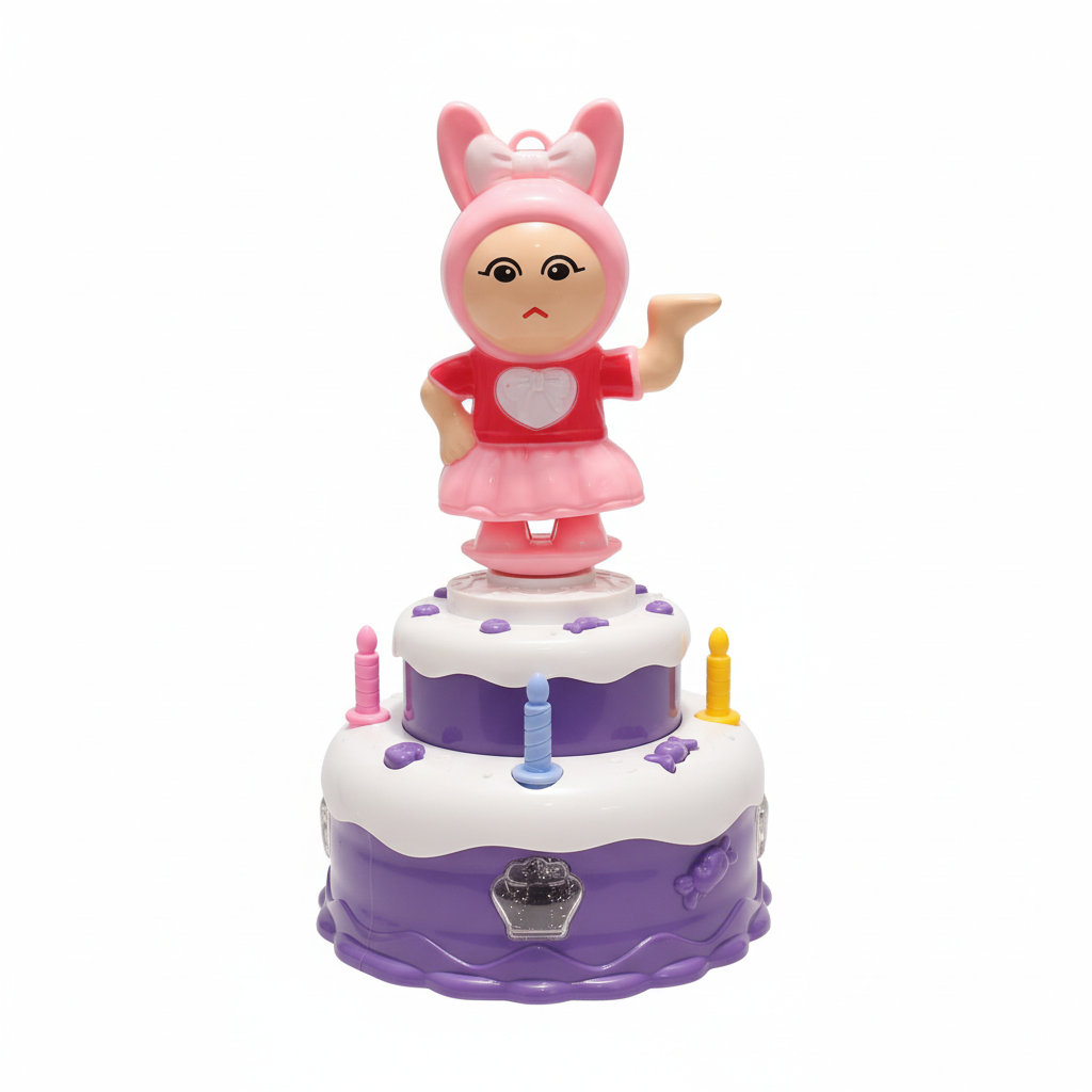Twirling Bunny Birthday Cake Toy