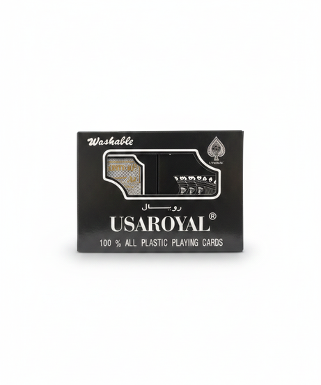 USAROYAL 100% All Plastic Washable Playing Cards