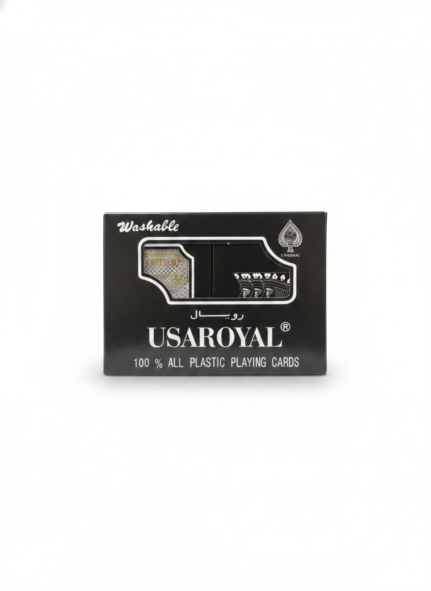 USAROYAL 100% All Plastic Washable Playing Cards