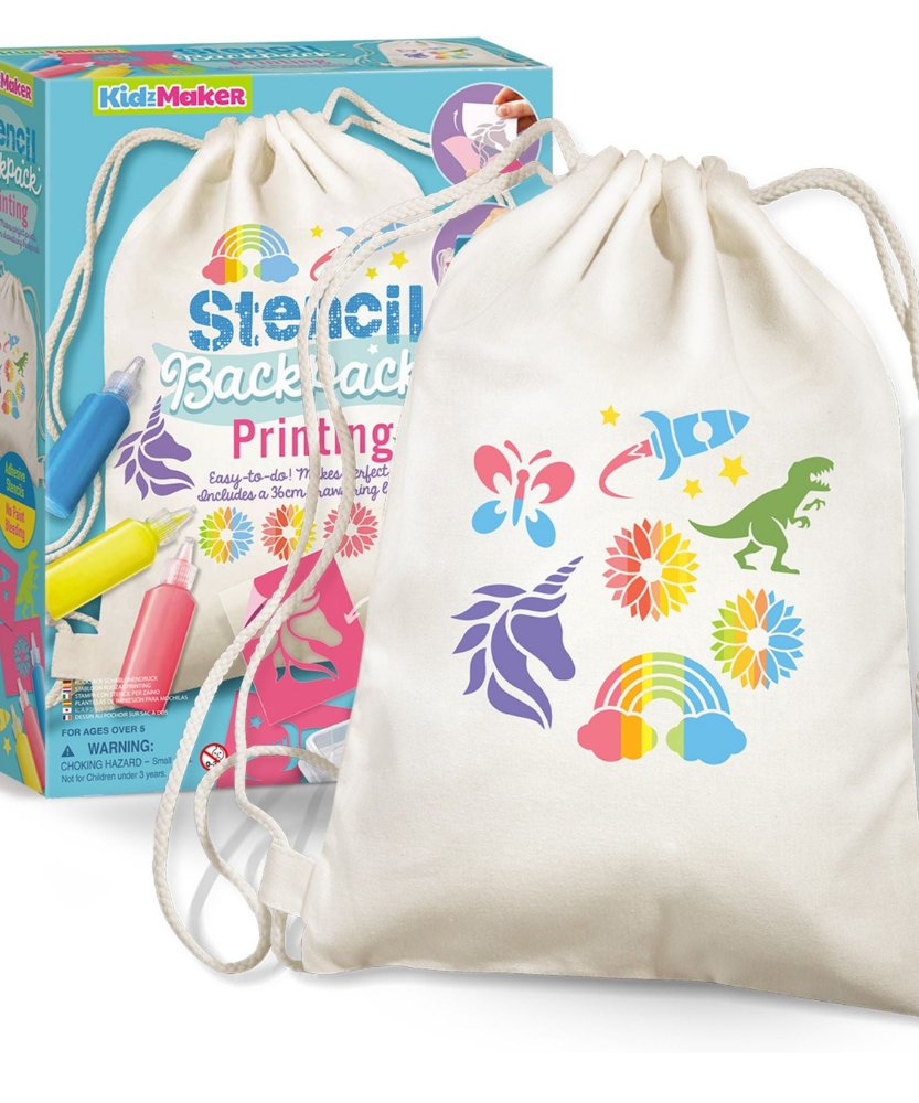 Stencil Backpack Printing