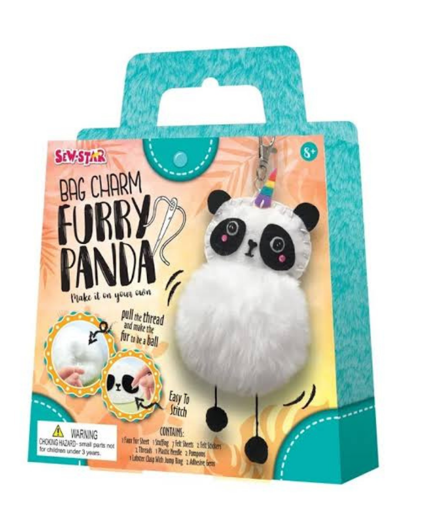 Sew-Star Bag Charm Furry Llama Craft Kit