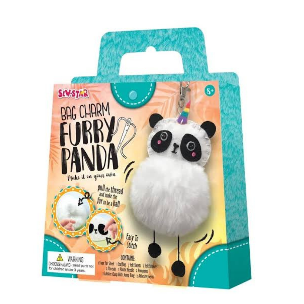 Sew-Star Bag Charm Furry Llama Craft Kit
