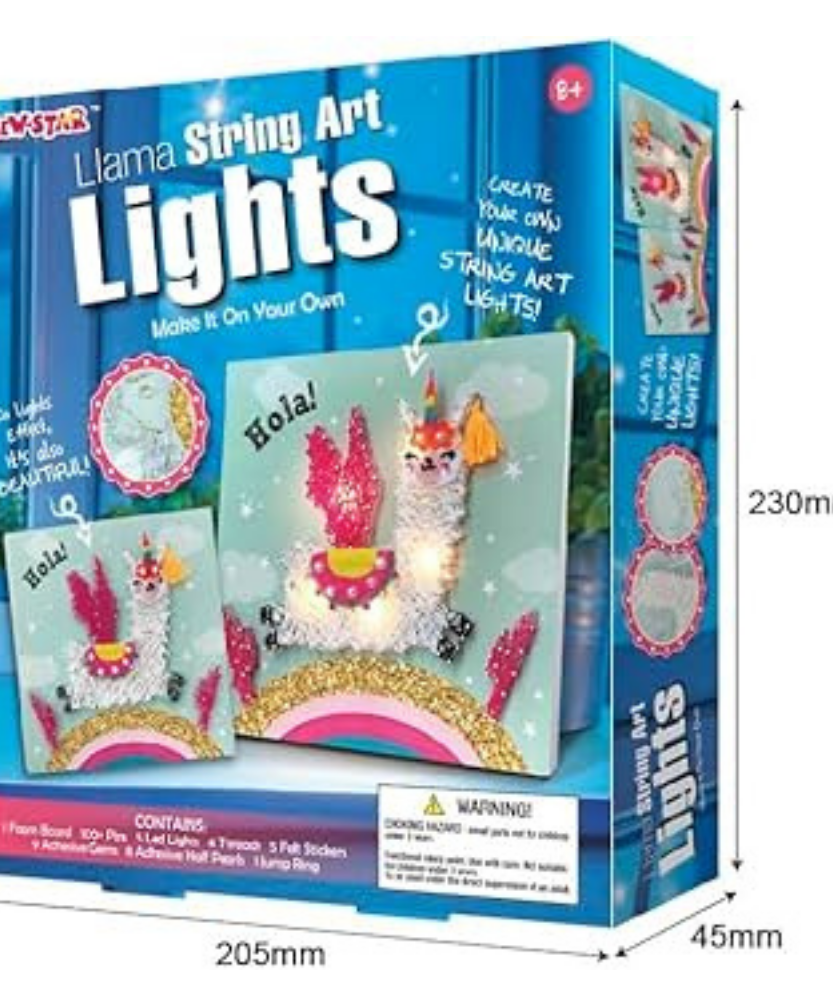 Llama String Art Lights