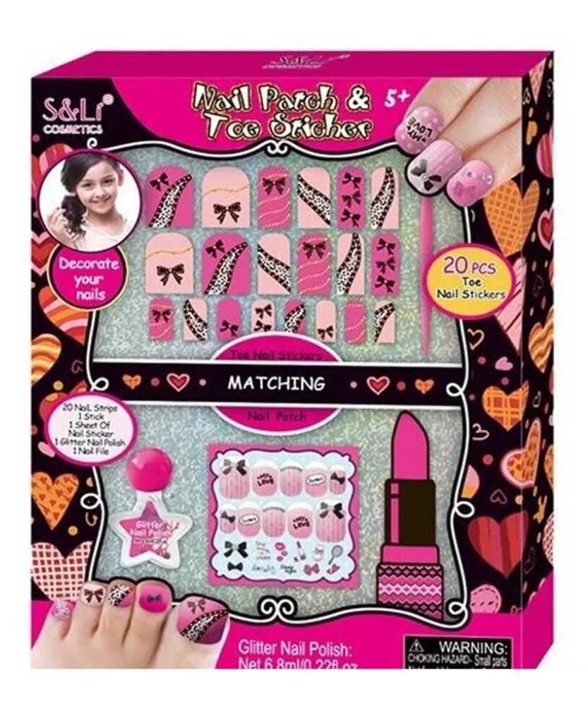 Nail Patch & Toe Sticker Set