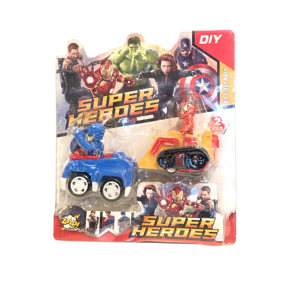 Super Heroes 2 in 1 Cars