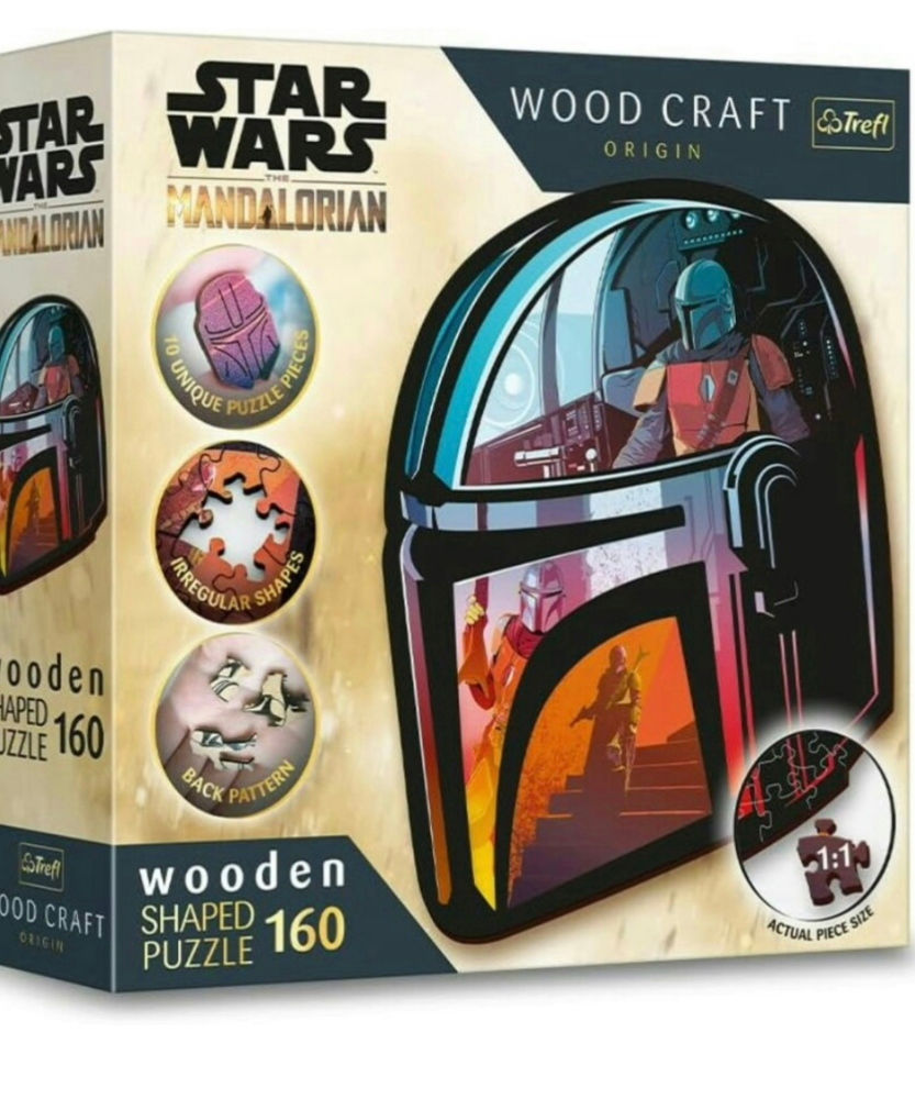 Disney Mickey Mouse Wood Craft Origin Shaped Wooden Puzzle - 160 Pieces