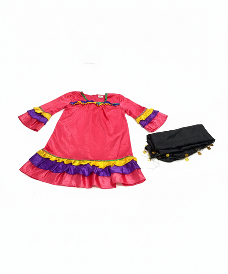 Girl Peasant Pink Costume