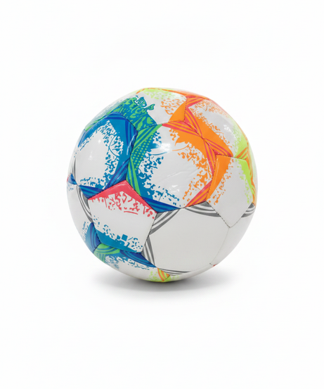 Vibrant Abstract Pattern Soccer Ball