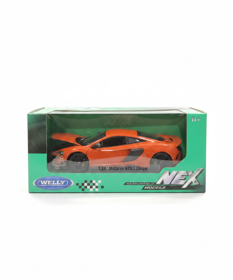 WELLY NEX MODELS 1:24 McLaren 675LT Coupe Die-Cast Model